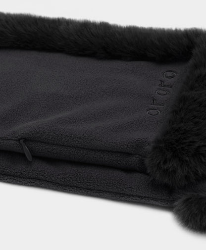 Queen Cove Unisex Heated Faux Fur Fleece Scarf