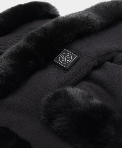 Queen Cove Unisex Heated Faux Fur Fleece Scarf