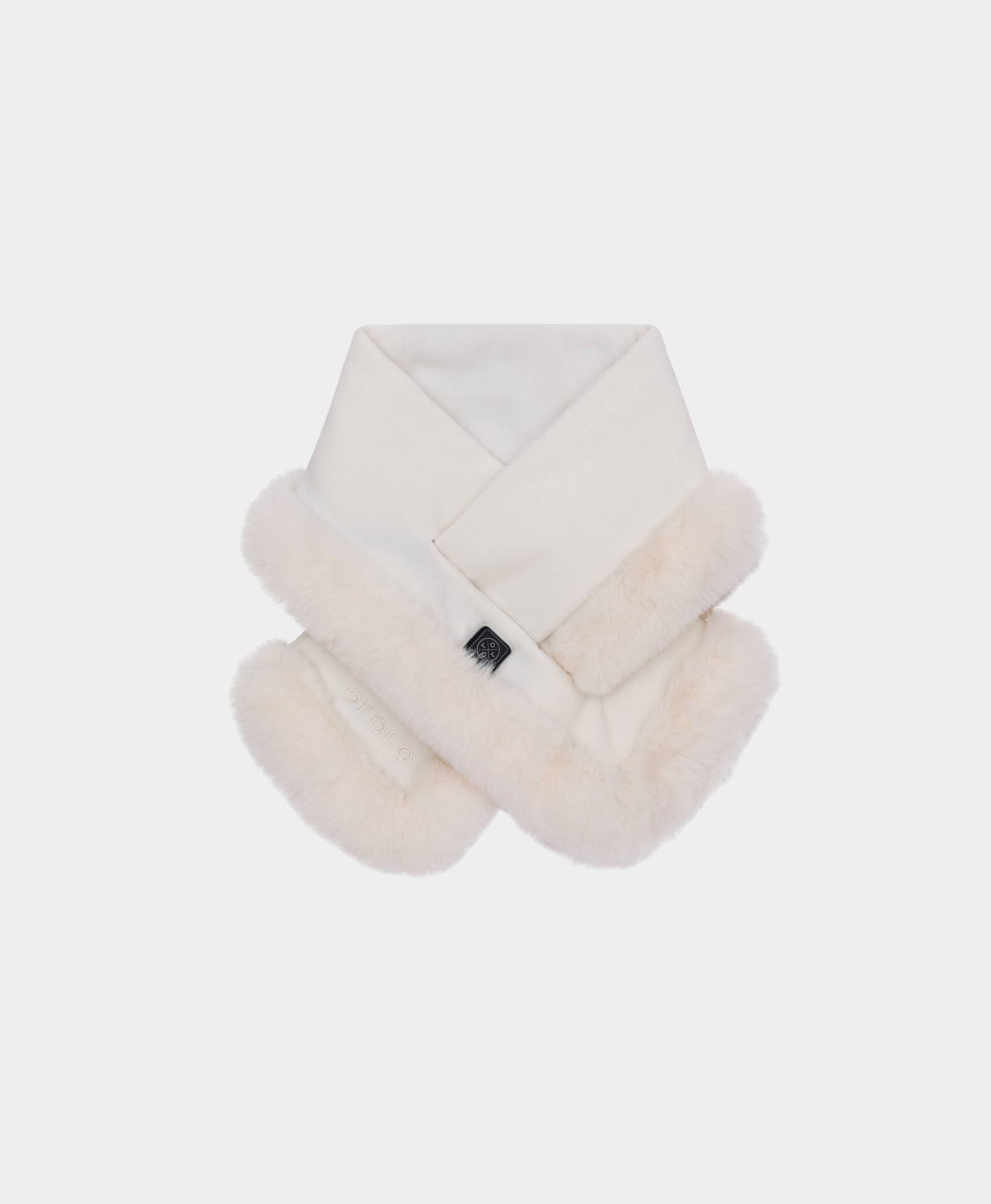 Queen Cove Unisex Heated Faux Fur Fleece Scarf