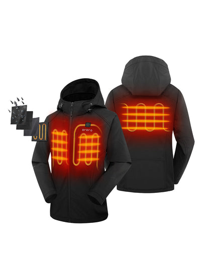 Heating on Left & Right Chest and Upper Back