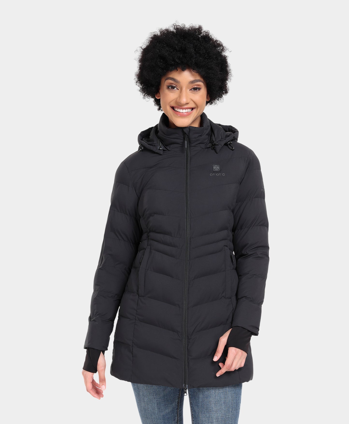 Women's Heated Puffer Parka Jacket