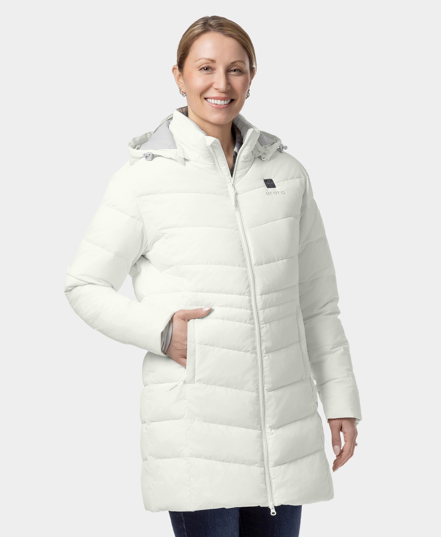 Women's Heated Puffer Parka Jacket