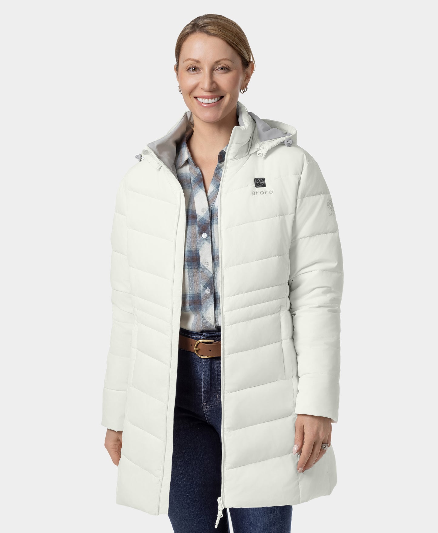 Women's Heated Puffer Parka Jacket