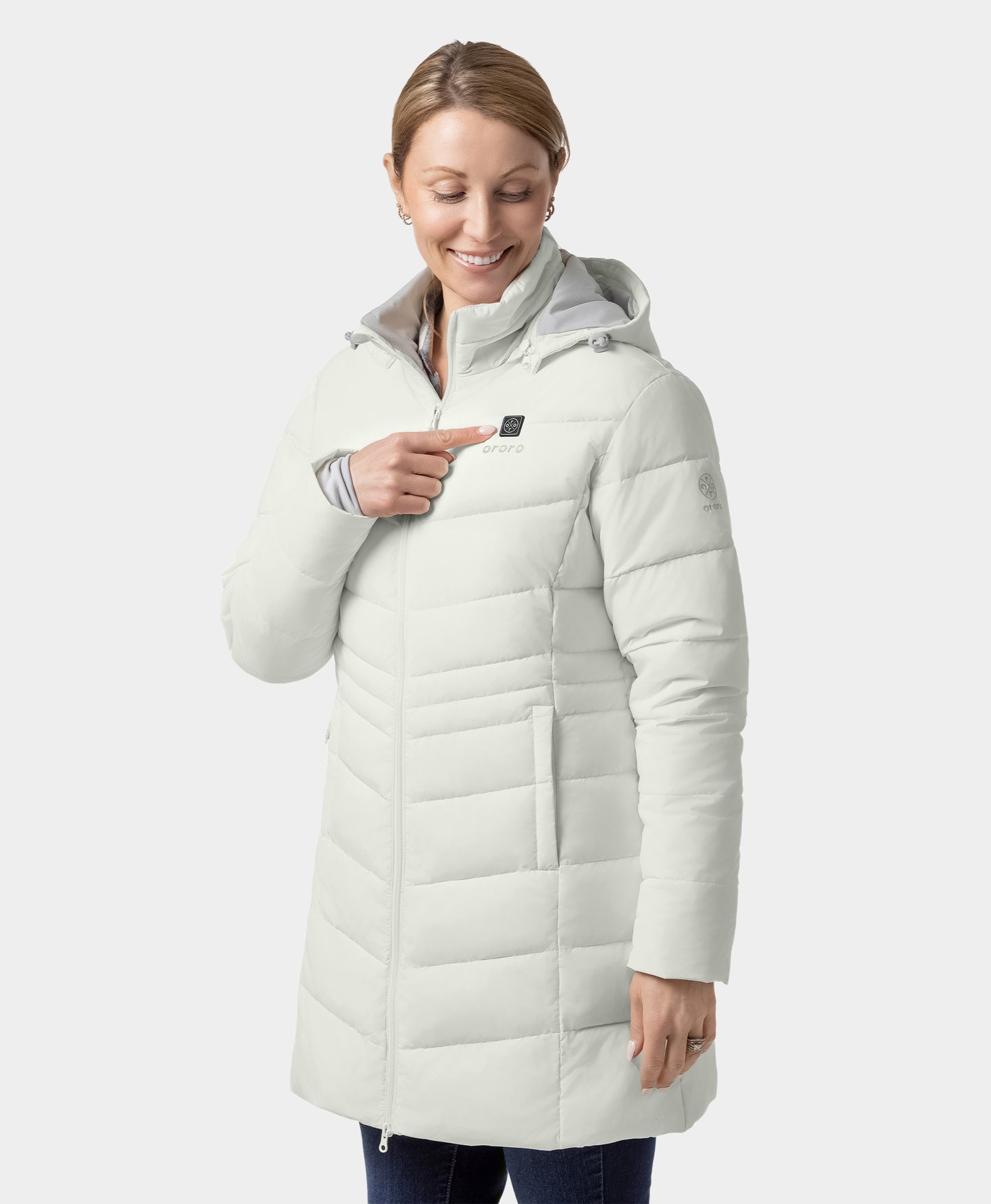 Women's Heated Puffer Parka Jacket