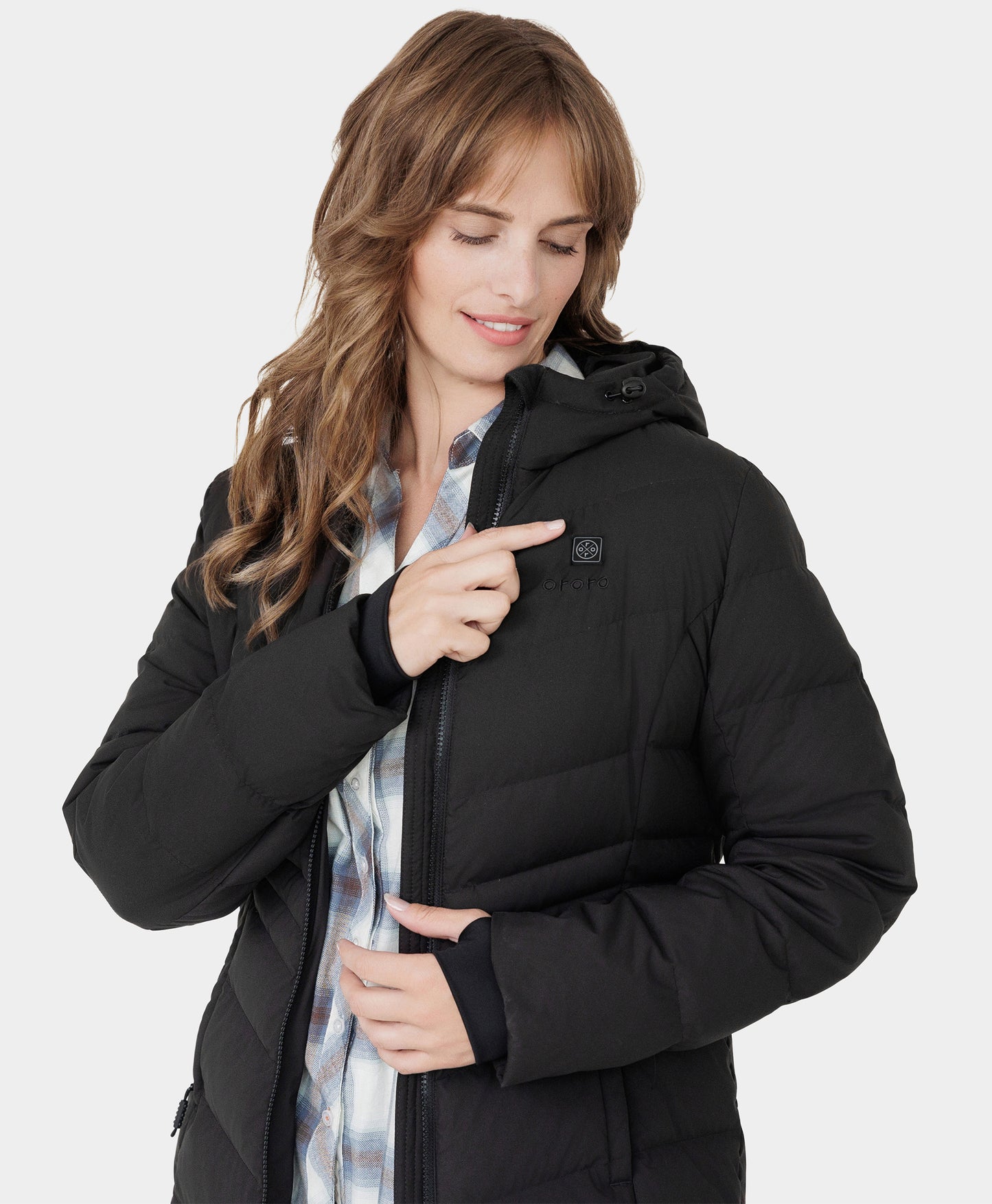 SOHO Women's Heated Down Parka Jacket