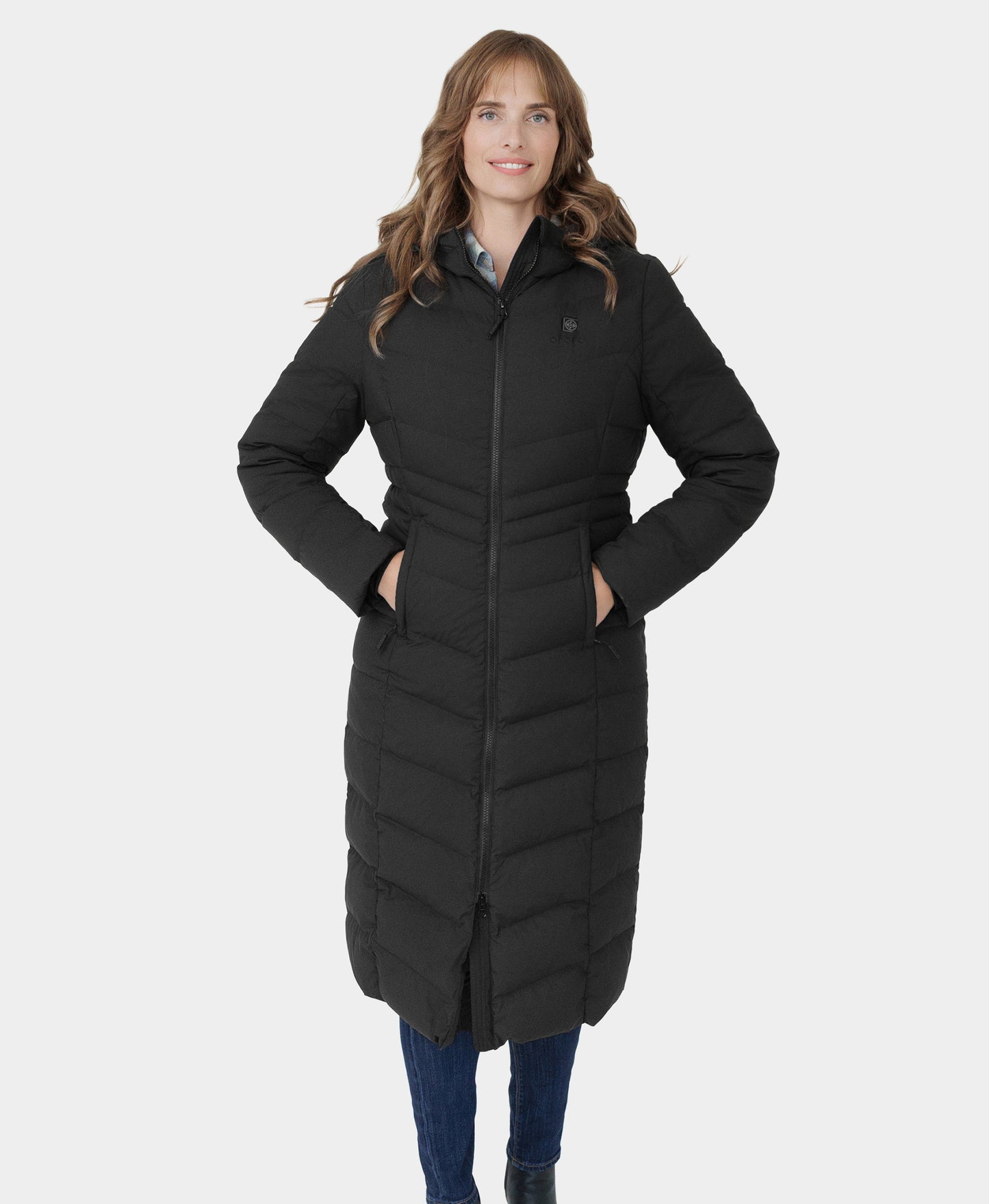 SOHO Women's Heated Down Parka Jacket