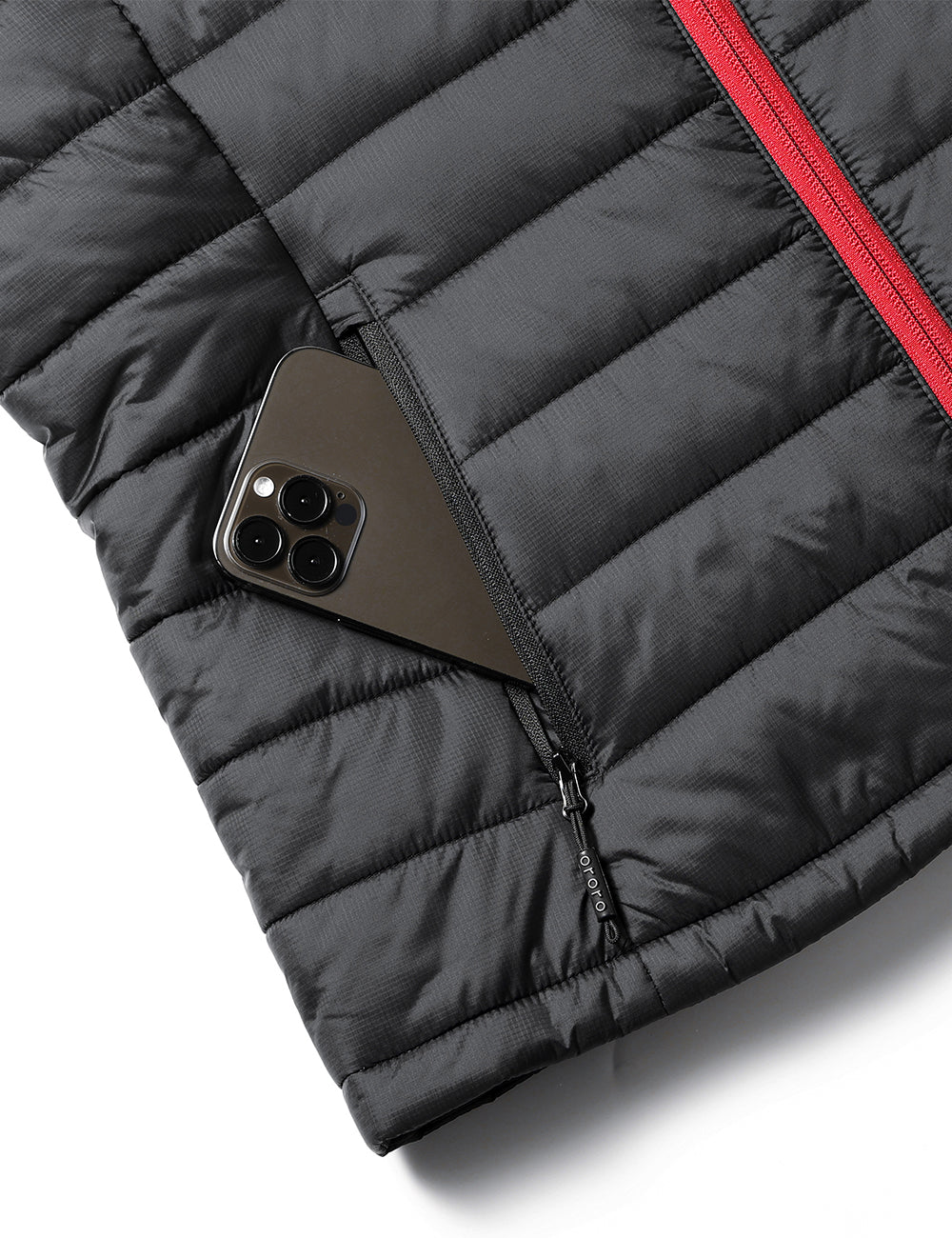 Zipper Hand Pockets