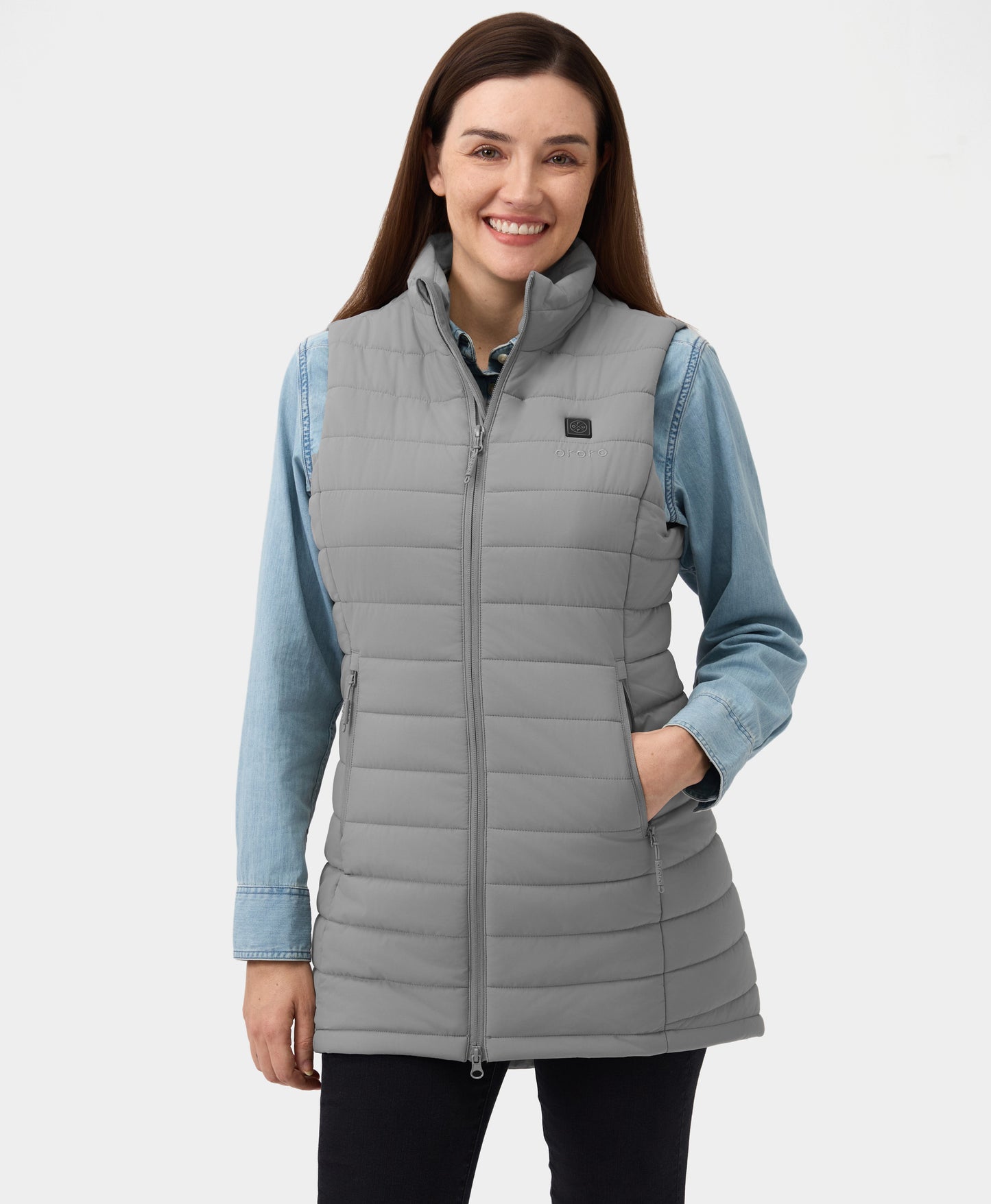 Tribeca Women's Heated Long Puffer Vest