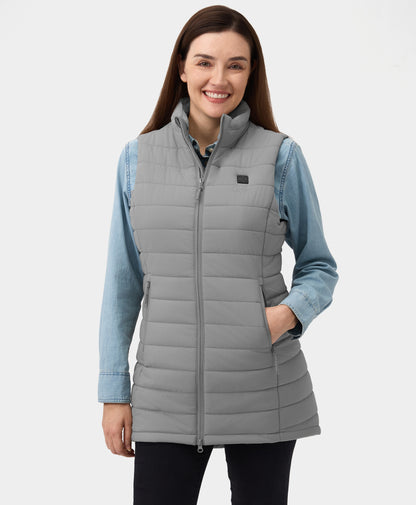 Tribeca Women's Heated Long Puffer Vest