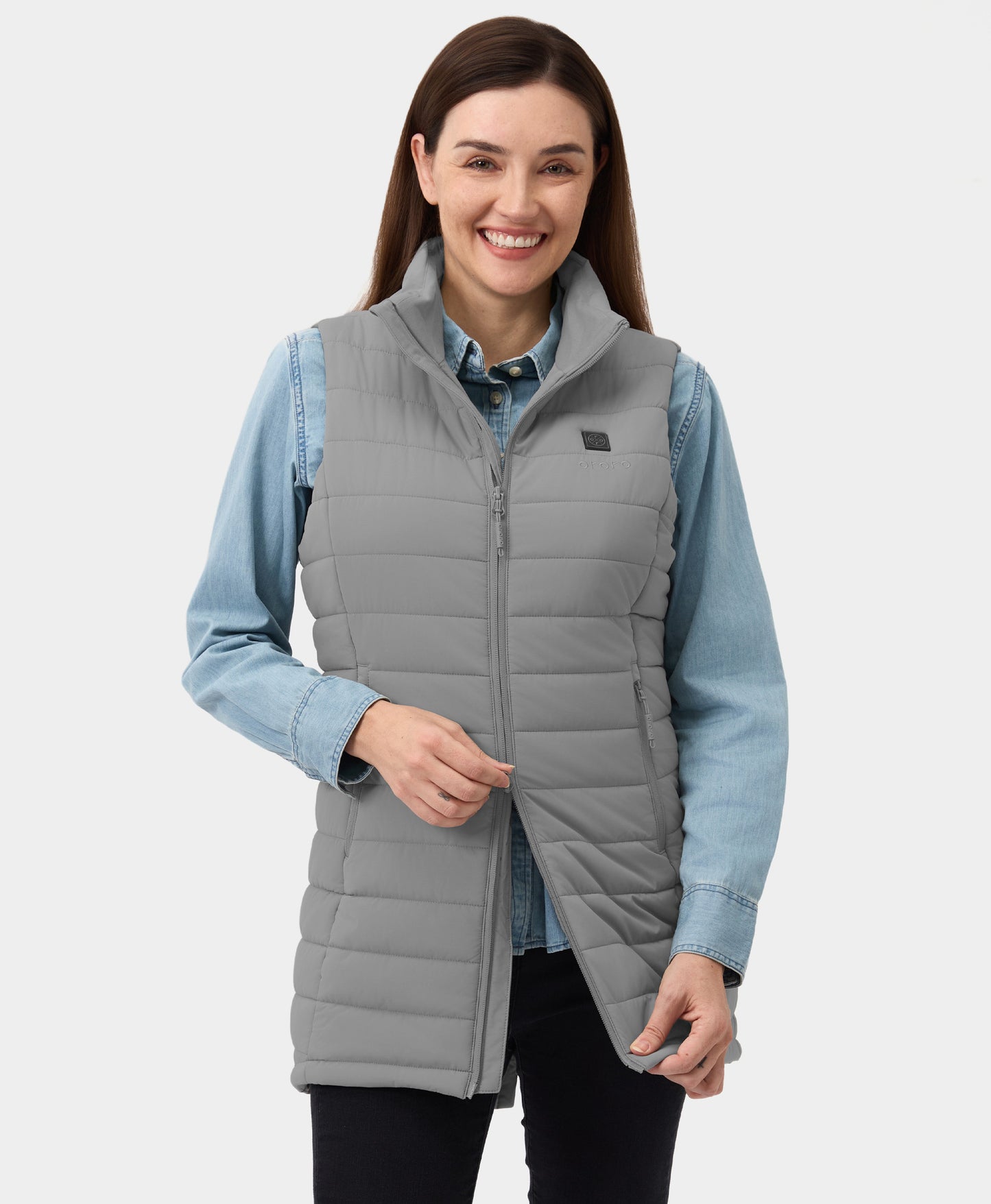 Tribeca Women's Heated Long Puffer Vest