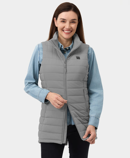 Tribeca Women's Heated Long Puffer Vest