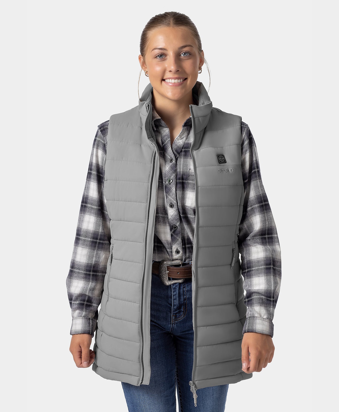 Tribeca Women's Heated Long Puffer Vest
