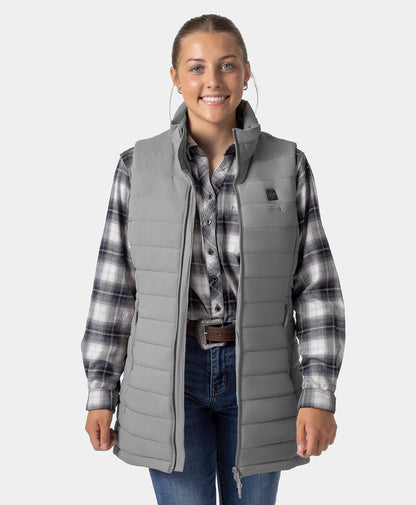 Tribeca Women's Heated Long Puffer Vest