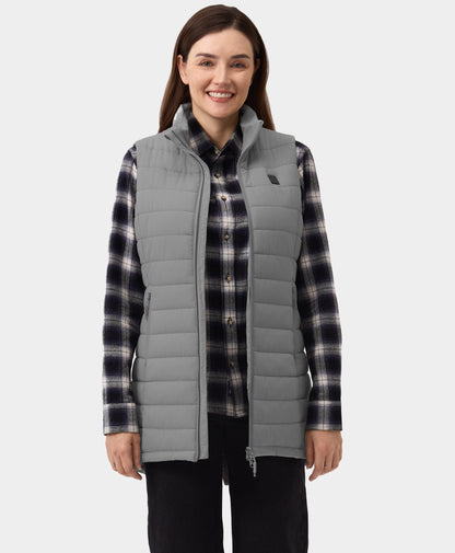 Tribeca Women's Heated Long Puffer Vest