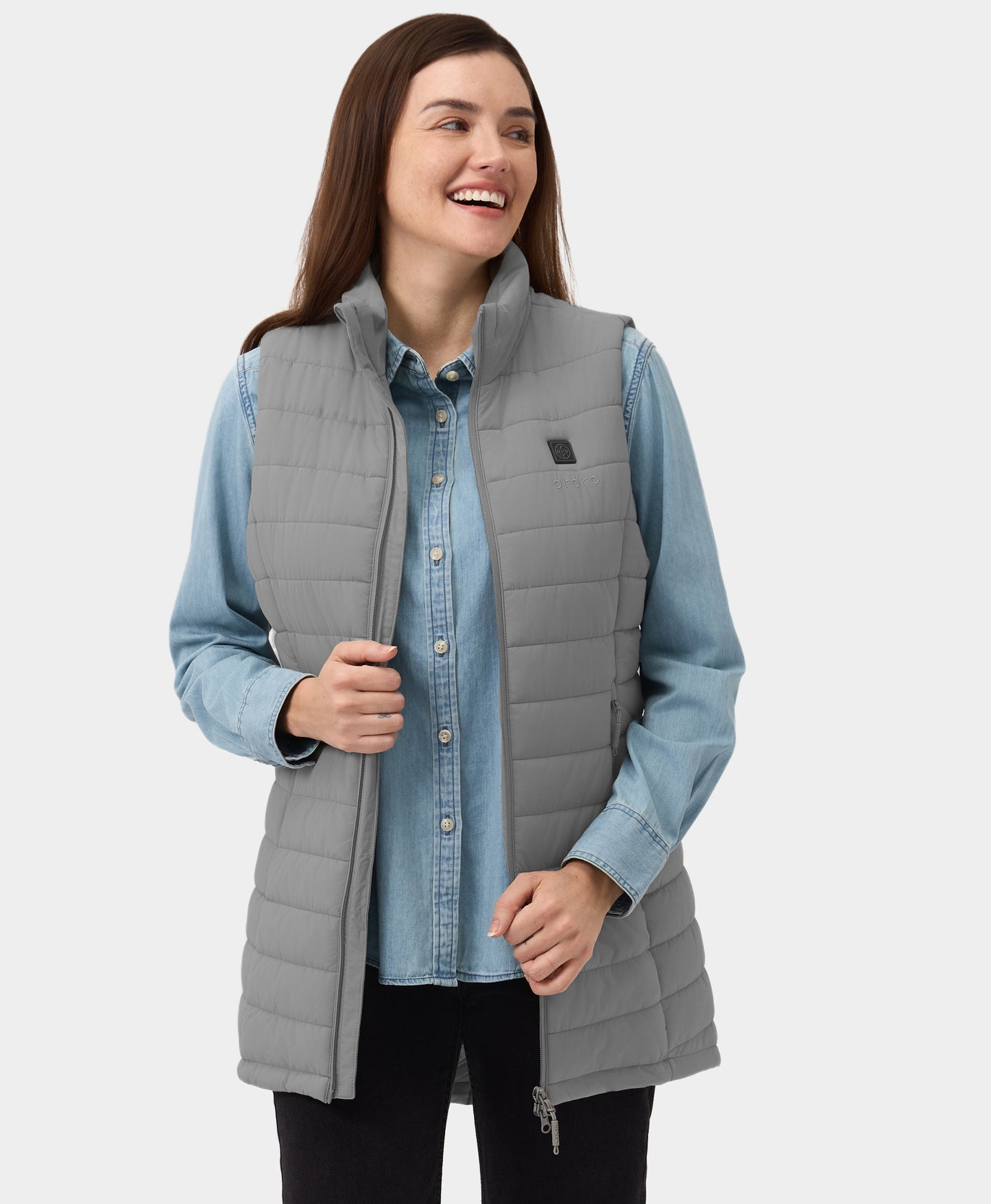 Tribeca Women's Heated Long Puffer Vest