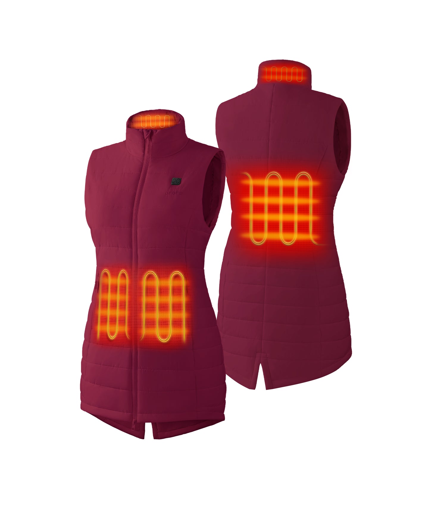 Tribeca Women's Heated Long Puffer Vest