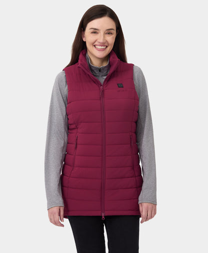 Tribeca Women's Heated Long Puffer Vest