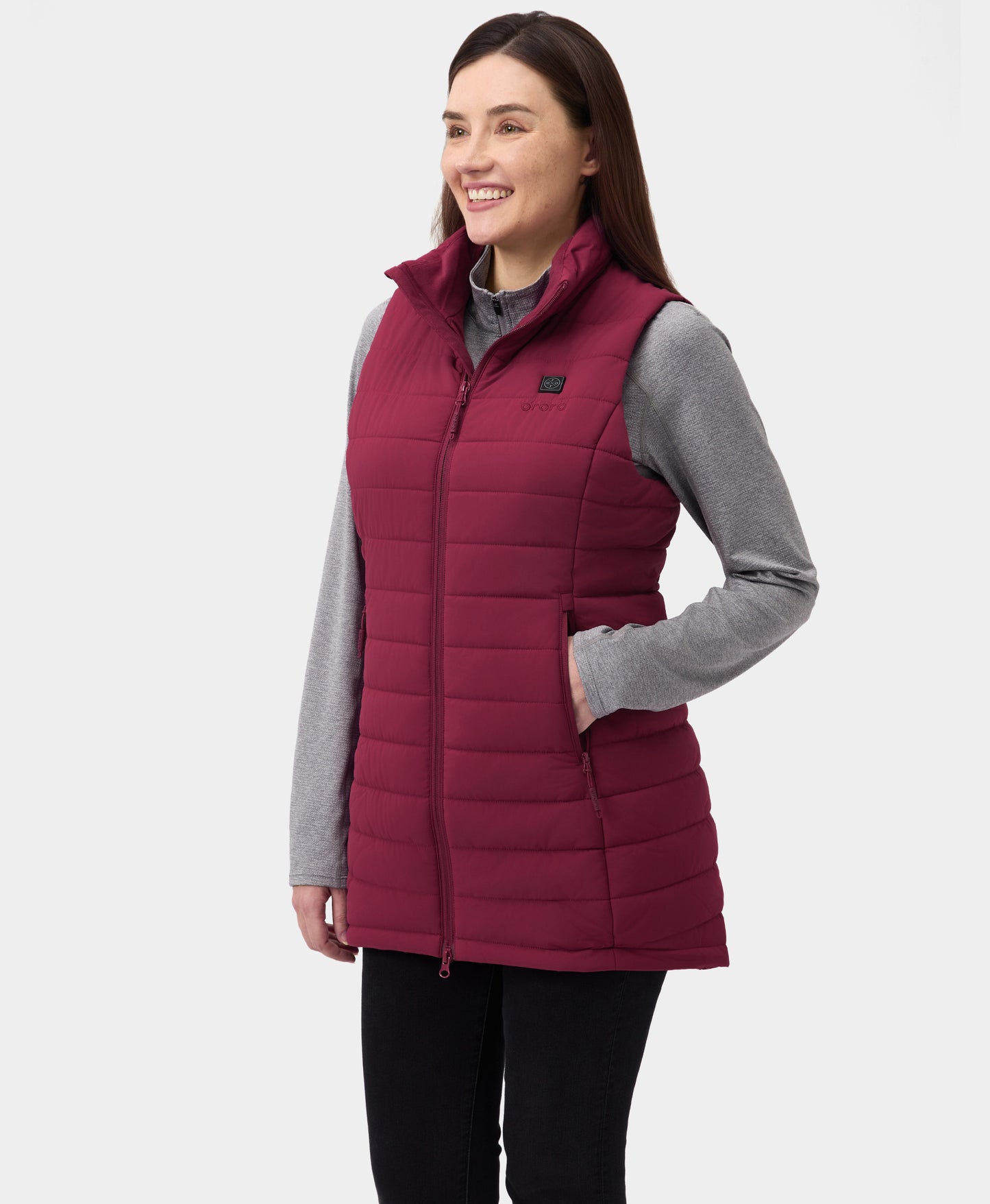 Tribeca Women's Heated Long Puffer Vest