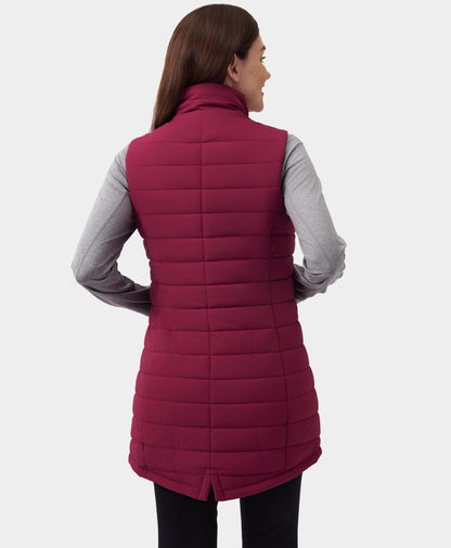 Tribeca Women's Heated Long Puffer Vest