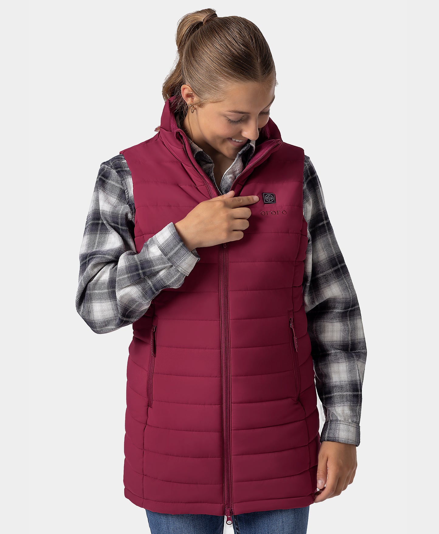 Tribeca Women's Heated Long Puffer Vest