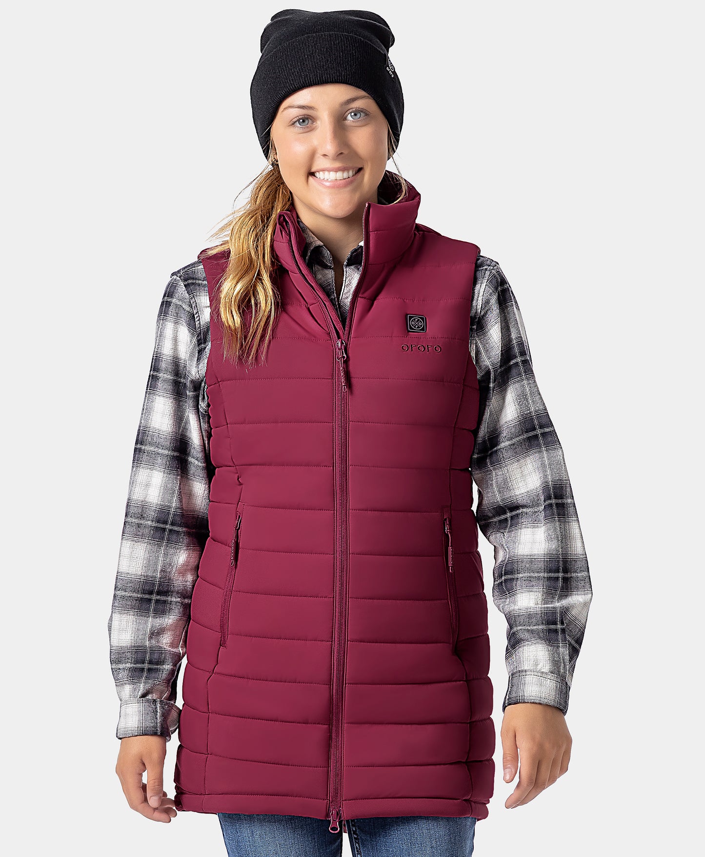 Tribeca Women's Heated Long Puffer Vest