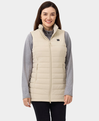 Tribeca Women's Heated Long Puffer Vest