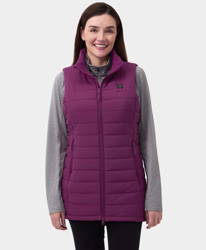 Tribeca Women's Heated Long Puffer Vest