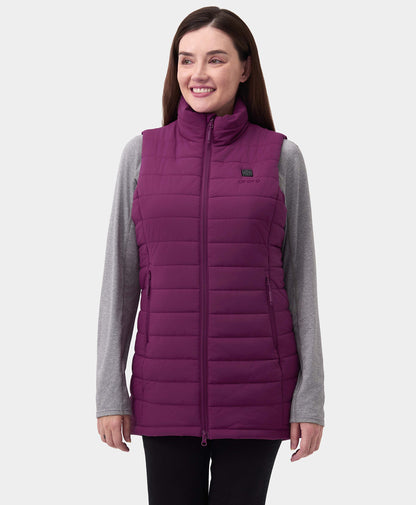 Tribeca Women's Heated Long Puffer Vest