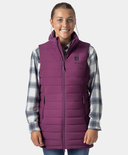 Tribeca Women's Heated Long Puffer Vest