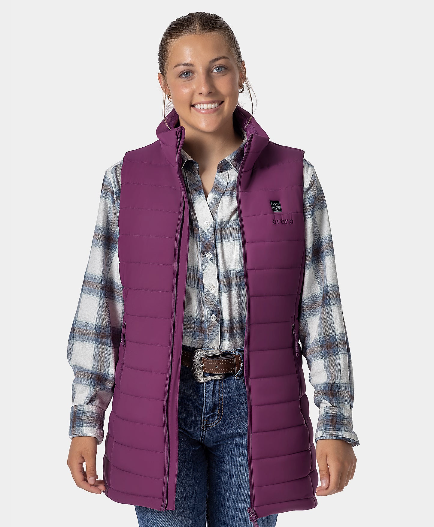 Tribeca Women's Heated Long Puffer Vest