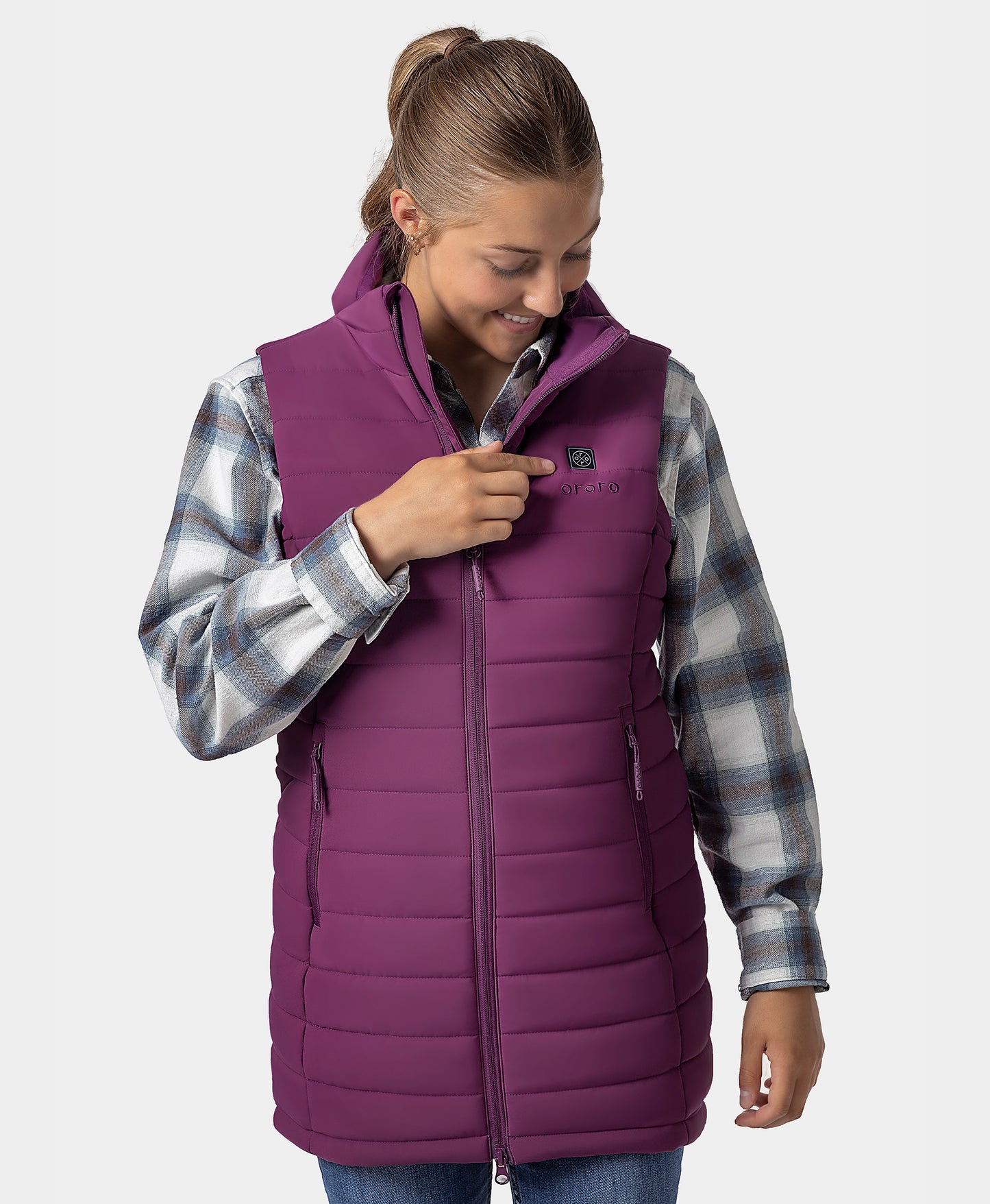 Tribeca Women's Heated Long Puffer Vest