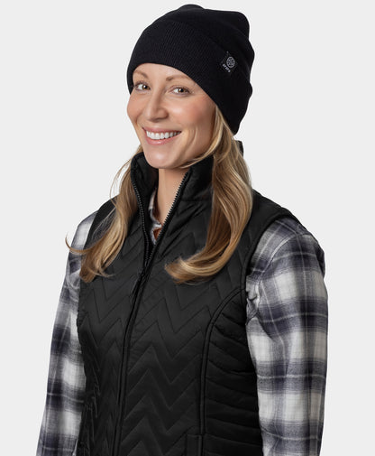 Women's Heated Chevron Quilted Vest