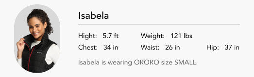 Women Model | Isabela | Height: 5.7 ft, Weight: 121 lbs, Chest: 32 in, Waist: 24 in, Hip: 36 in | Wearing Small Size